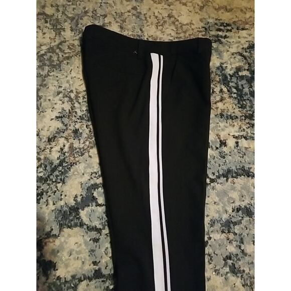 Amanda + Chelsea Women's Black White Stripes Pants Size 2 - Picture 9 of 16